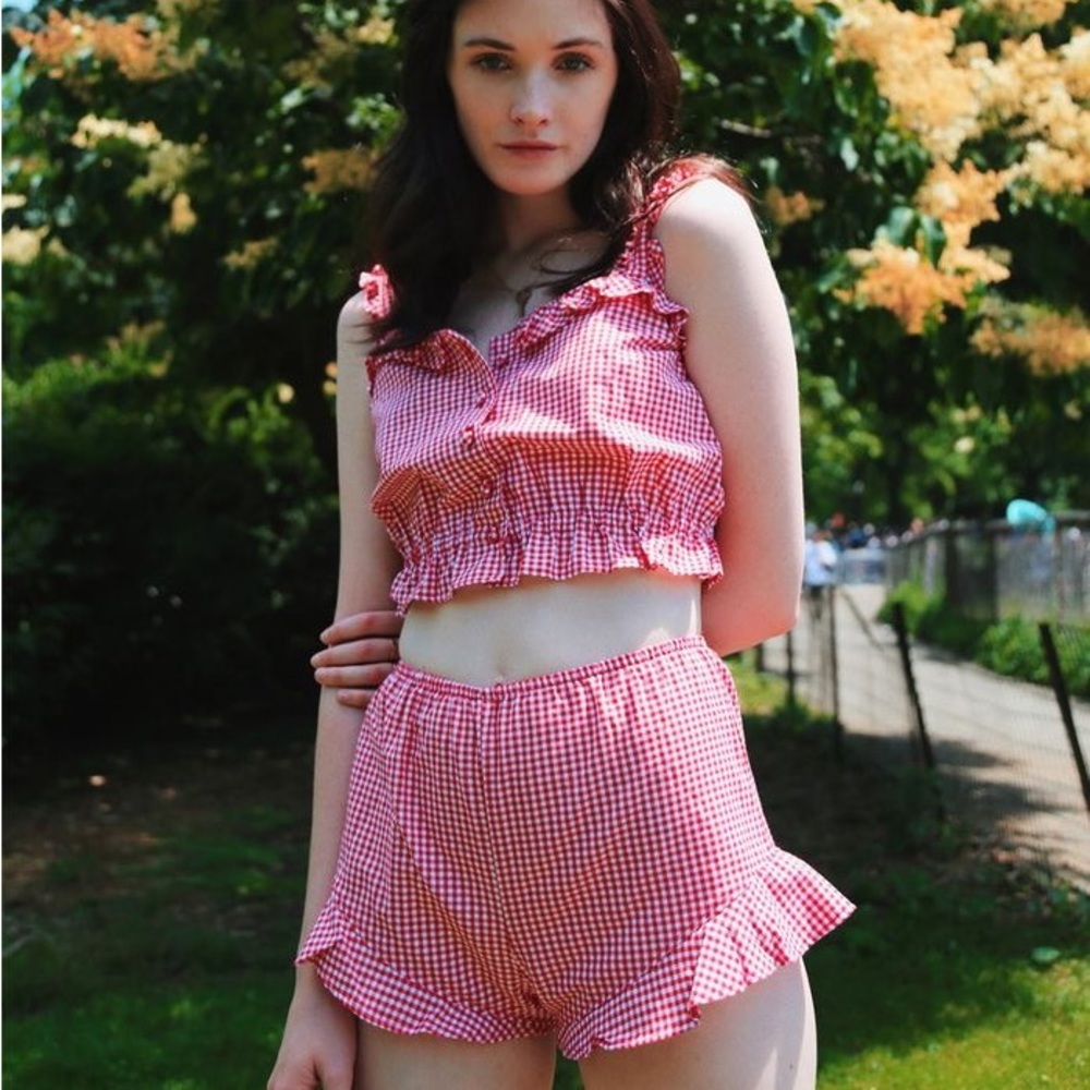 LW Barbaraella Gingham Set